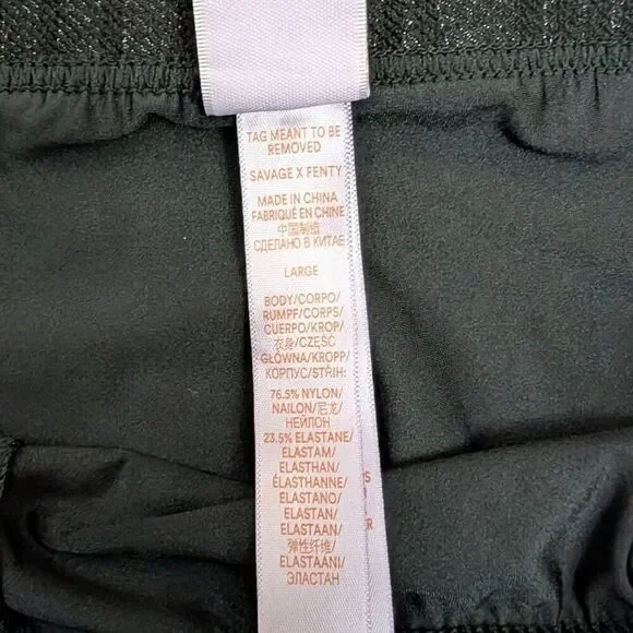 Savage X Fenty black leggings size large - Picture 6 of 7